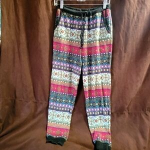 Pink Republic lounge / pj pants Multicolored purple, blue, pink etc. Size Medium